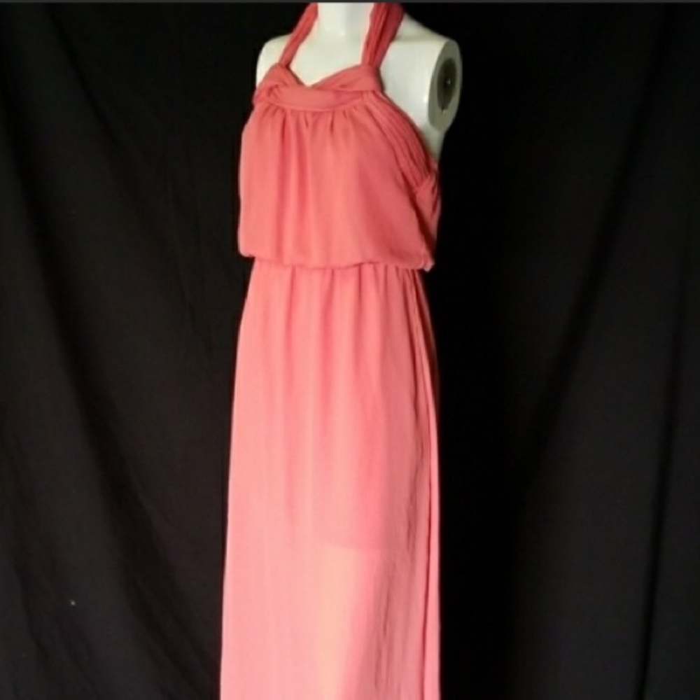 Coral Maxi Dress